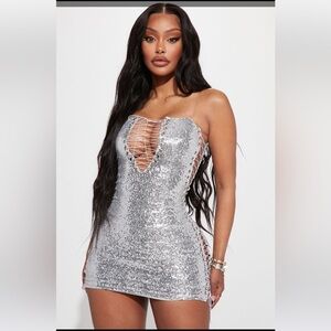 Sequin mini dress NWT